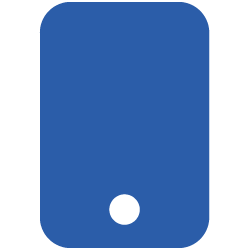 mobile app icon blue