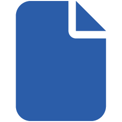 file document icon blue